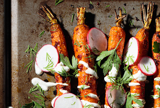 image for Harissa Roasted Carrots