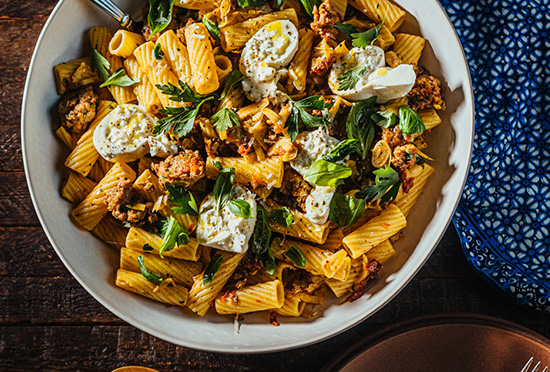 image for Sausage & Burrata Rigatoni